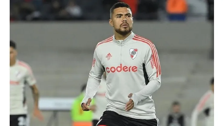 Díaz fue condecorado por parte de River Plate.