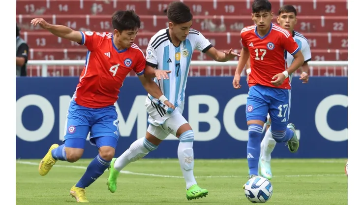 Chile no pudo hacer mucho en la Sub 17 ante Argentina