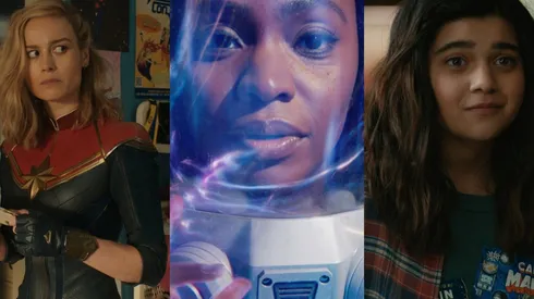 Las tres protagonistas de The Marvels.
