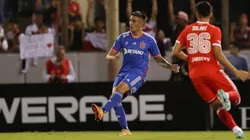 Nacho Tapia fue titular ante River Plate en Argentina.