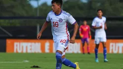 Vásquez es una de las figuras de Chile en el Sudamericano Sub 17.