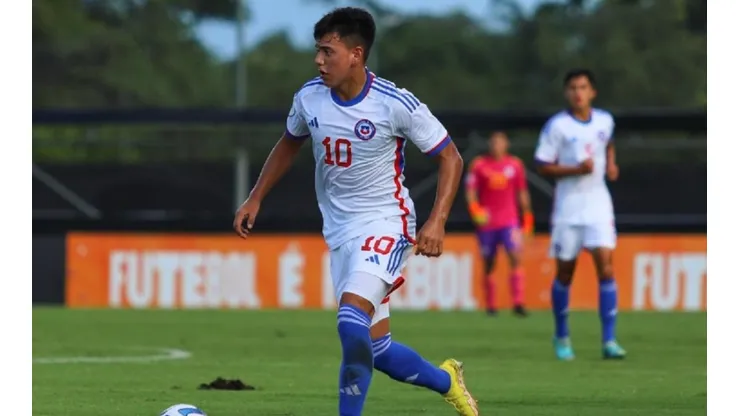 Vásquez es una de las figuras de Chile en el Sudamericano Sub 17.