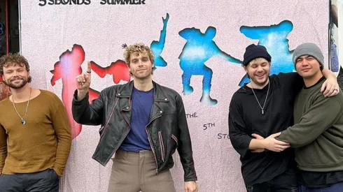 Los integrantes de 5 Seconds of Summer.