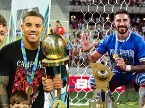 Arriagada y Lucero gritan campeón en el fútbol brasileño