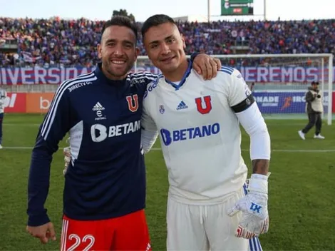 Zaldivia y su felicidad tras conseguir su primer gol con la camiseta de la U