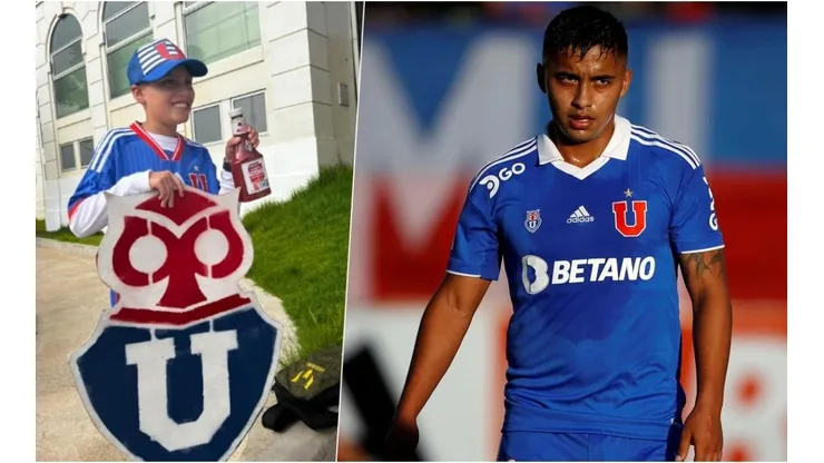 Nico Guerra recibió la bendición de un pequeño hincha de la U.