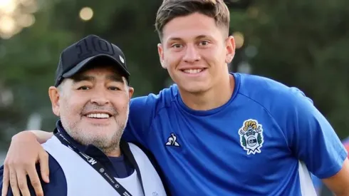 Matías Toledo compartió con Maradona en Argentina.