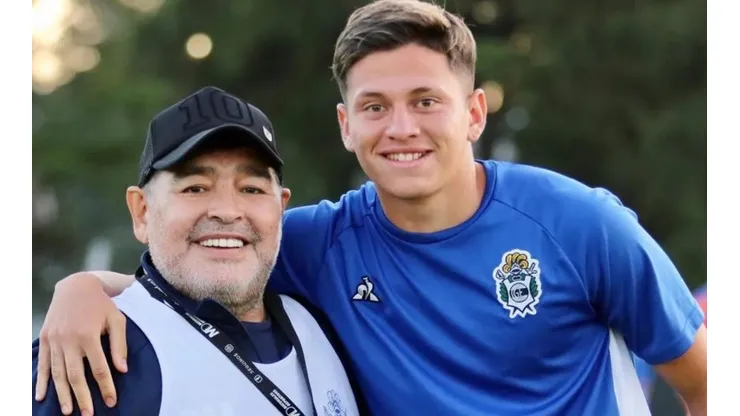 Matías Toledo compartió con Maradona en Argentina.