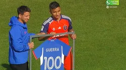 Nicolás Guerra llegó a los 100 partidos con la U
