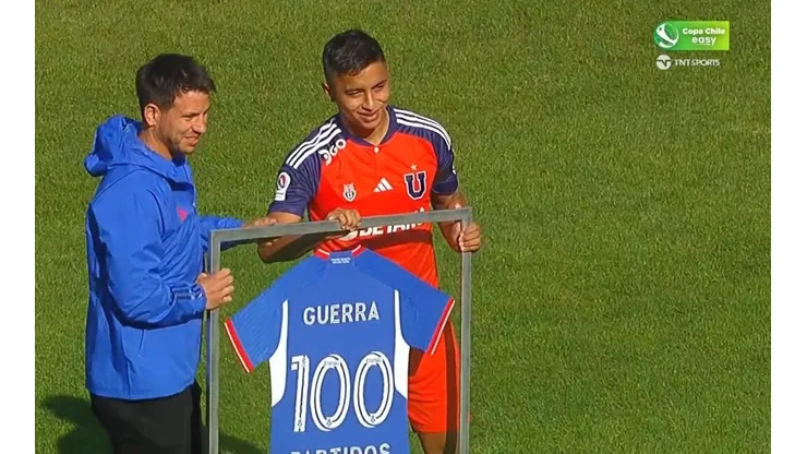 Nicolás Guerra llegó a los 100 partidos con la U