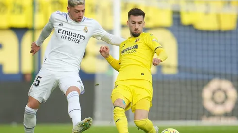 En la foto: Federico Valverde y Alex Baena, los protagonistas del incidente