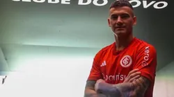 Charles Aránguiz fue presentado como nuevo jugador de Internacional de Porto Alegre