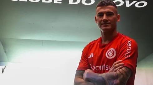 Charles Aránguiz fue presentado como nuevo jugador de Internacional de Porto Alegre