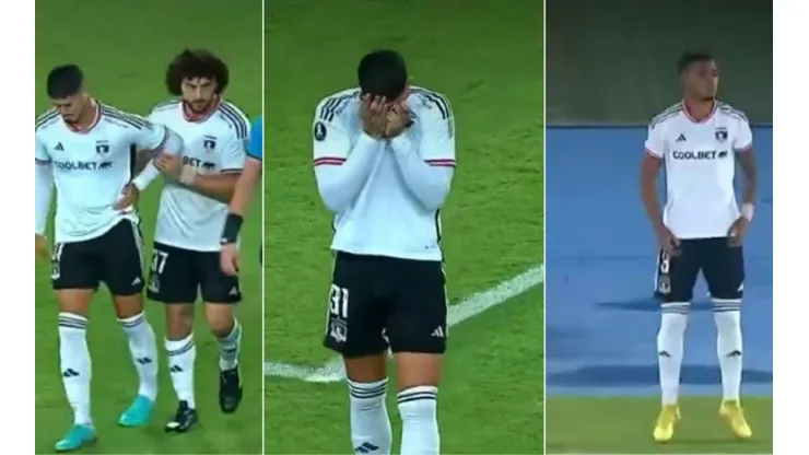 Matías de Los Santos salió lesionado en Colo Colo