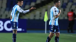 Matías Rojas anotó un golazo para el primer tanto de Racing ante Ñublense