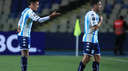 Matías Rojas anotó un golazo para el primer tanto de Racing ante Ñublense