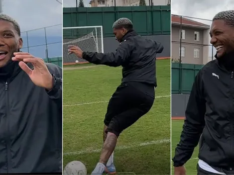 Video: Fernandes la rompe toda en popular reto futbolístico