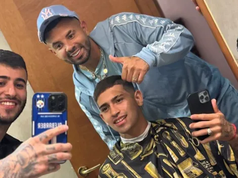 Barbero chileno se luce con su trabajo con el plantel de Racing