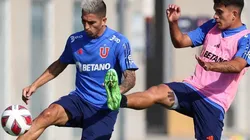 Leandro Fernández regresó este lunes a los entrenamientos con la U.