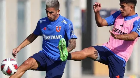 Leandro Fernández regresó este lunes a los entrenamientos con la U.