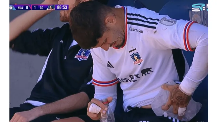 Matías de Los Santos sufre en Colo Colo y queda en jaque para la Libertadores.