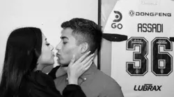 Un especial momento vivió la pareja en sus días libres.