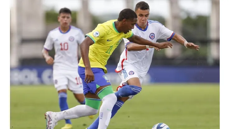 Chile cayó por 3-0 ante Brasil en su debut en el Sudamericano Sub 17.