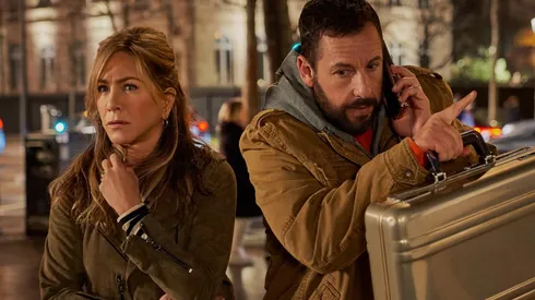 Jennifer Aniston y Adam Sandler en Misterio a la Vista