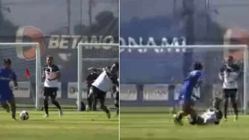 La fuerte entrada que se vivió en el amistoso entre la U y Santiago Morning