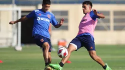 La U está jugando un nuevo amistoso en el Centro Deportivo Azul.