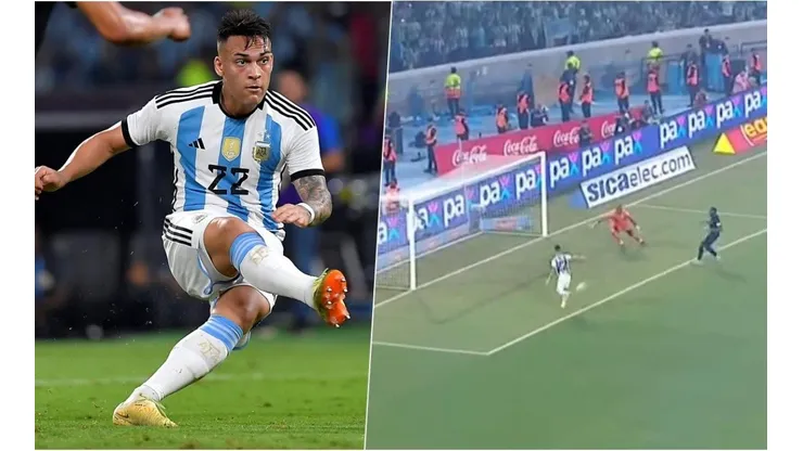 Lautaro Martínez erró un gol solo frente al arco ante Curazao.
