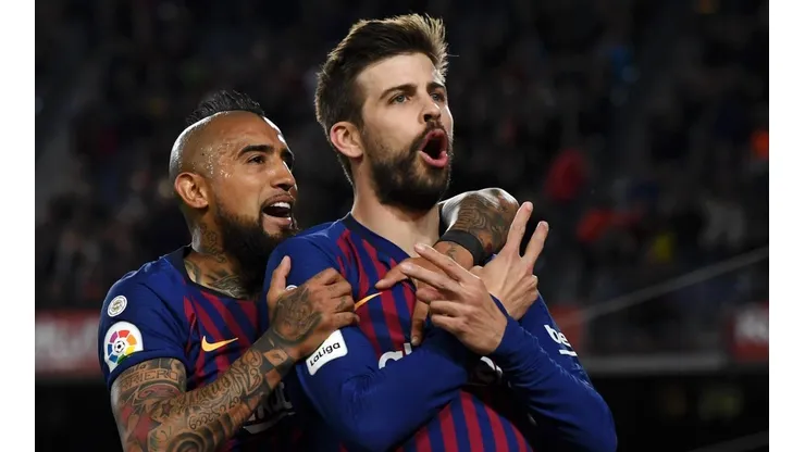 Arturo Vidal y Piqué fueron compañeros desde el año 2018 hasta el 2020.