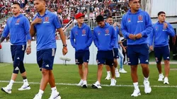 Daniel Navarrete jugó en el segundo tiempo del duelo de la U ante River Plate.