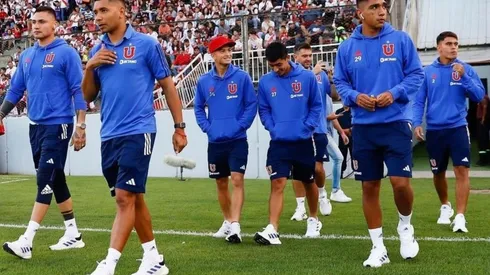 Daniel Navarrete jugó en el segundo tiempo del duelo de la U ante River Plate.