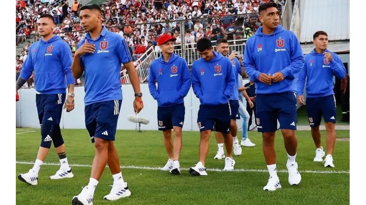 Daniel Navarrete jugó en el segundo tiempo del duelo de la U ante River Plate.