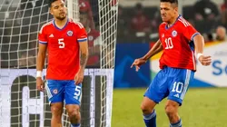 Paulo Díaz recibió un llamado de atención por parte de Alexis Sánchez.