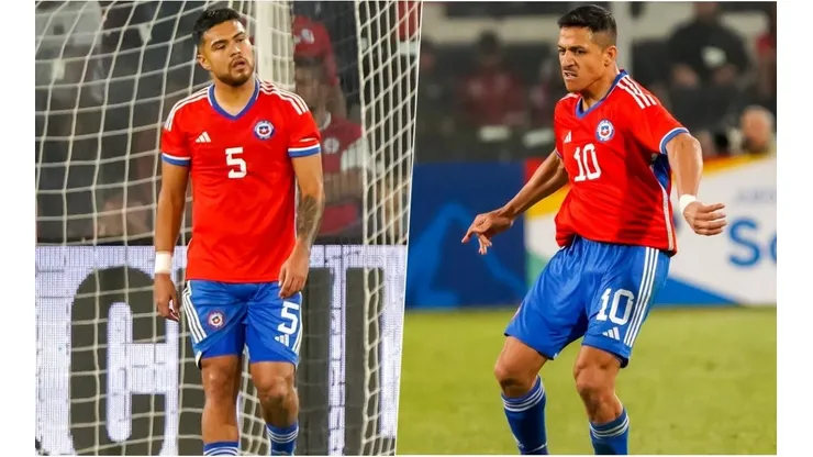 Paulo Díaz recibió un llamado de atención por parte de Alexis Sánchez.