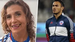 La mamá de Suazo ya está en el Monumental para ver el partido de su hijo.