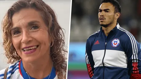 La mamá de Suazo ya está en el Monumental para ver el partido de su hijo.