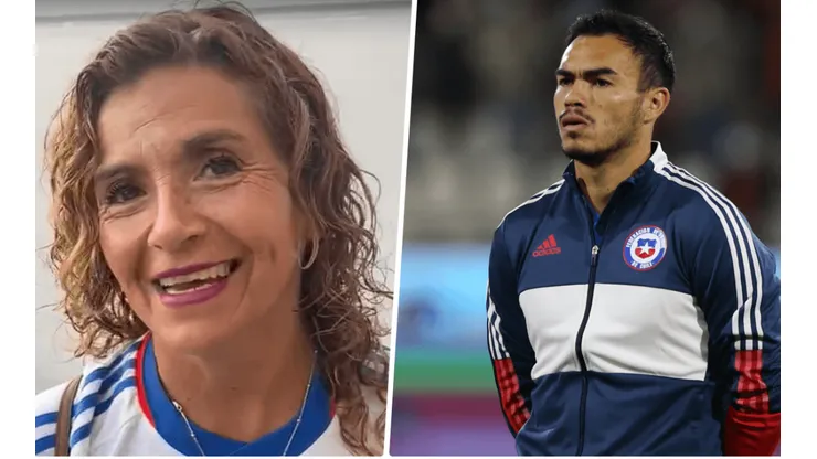 La mamá de Suazo ya está en el Monumental para ver el partido de su hijo.