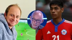 Coke Hevia le salió al paso a Mauricio Israel por Darío Osorio.