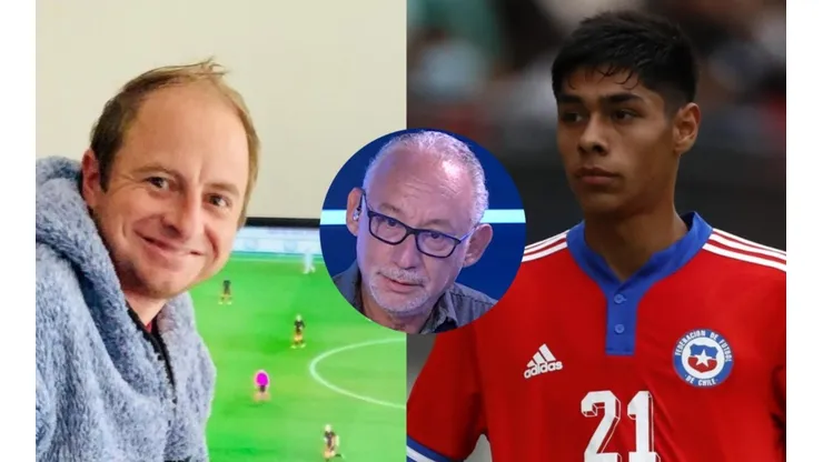 Coke Hevia le salió al paso a Mauricio Israel por Darío Osorio.