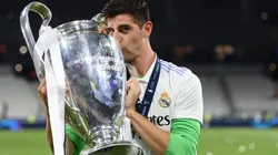 Courtois fue fundamental en la última Champions del Madrid