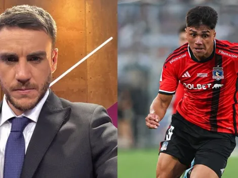 Fouillioux llena de flores a Damián Pizarro por su partido en Colo Colo ante Colón