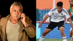 El ídolo albo le entregó consejos al joven delantero