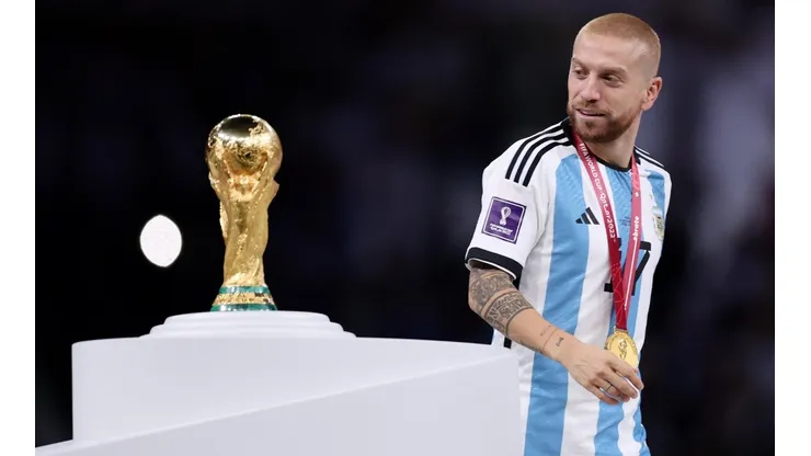 "Papu" Gómez fue parte de la Argentina campeona del Mundial de Qatar 2022