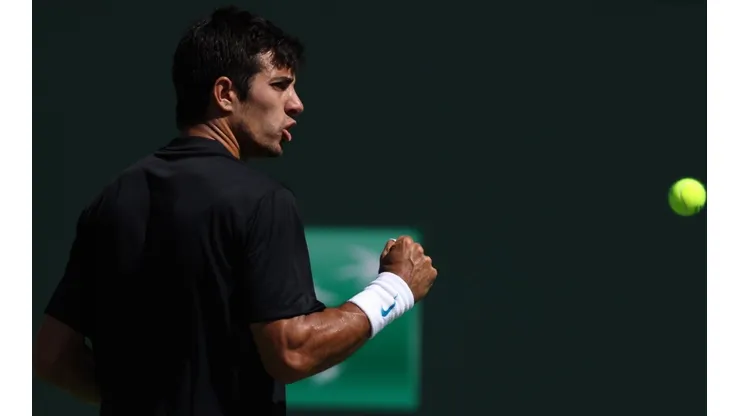 Garín superó en tres sets a Giron en la primera ronda del Miami Open.