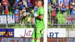 Cristóbal Campos salió lesionado en el último duelo de Universidad de Chile.