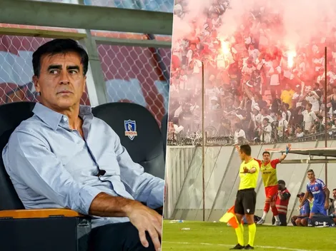 Quinteros alza la voz por disturbios en el Monumental: "Colo Colo no merece jugar sin público"