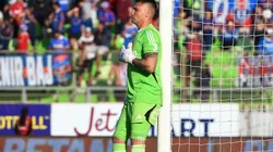 Cristóbal Campos se retiró con problemas en su espalda en Valparaíso.